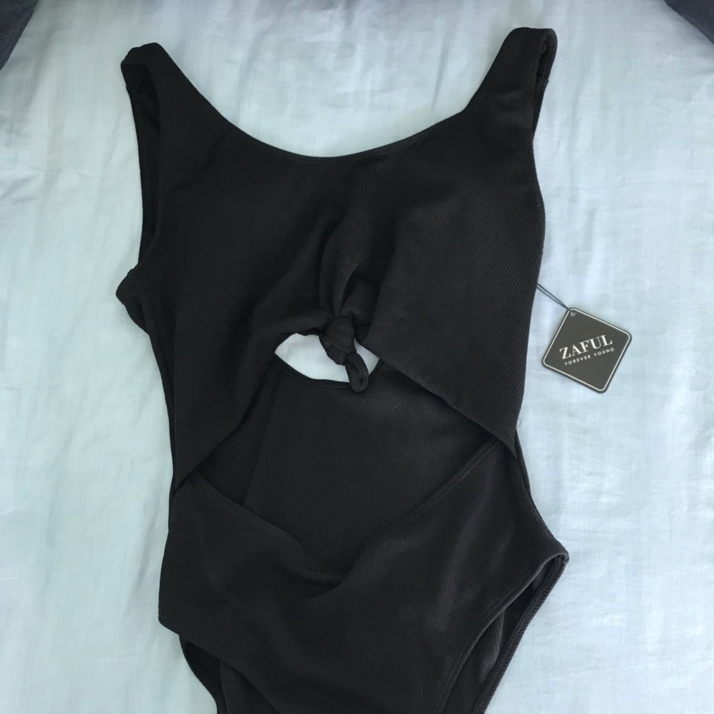 Black one piece